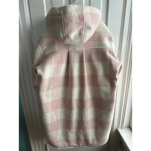 Sundance Susanna Plaid Oversized Hooded Wool Blend Coat NWT - Picture 7 of 11